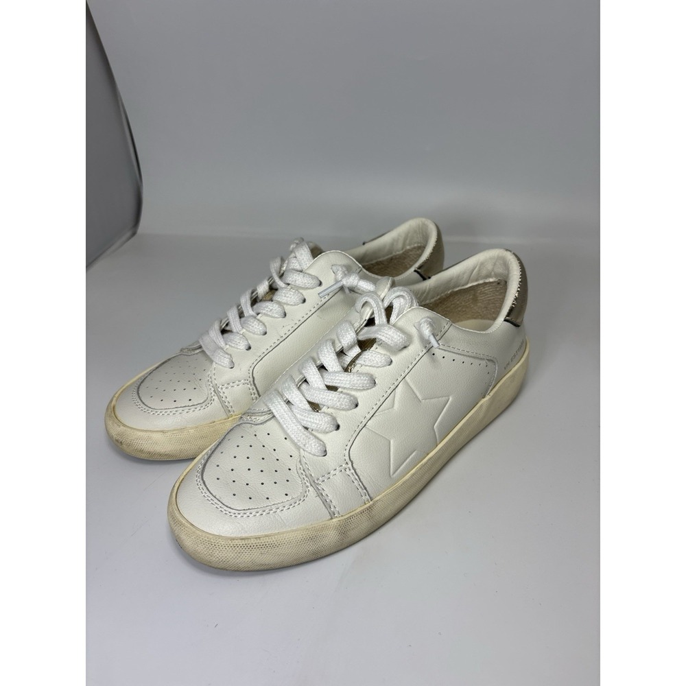 Vintage Havana Womens Flake White Madness Leather Sneakers Size 7.5 VN EST1954